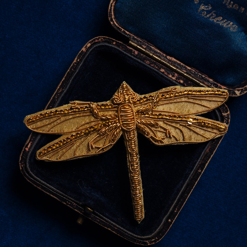 Goldwork Bee Brooch (4380316434504) (14629472207226)