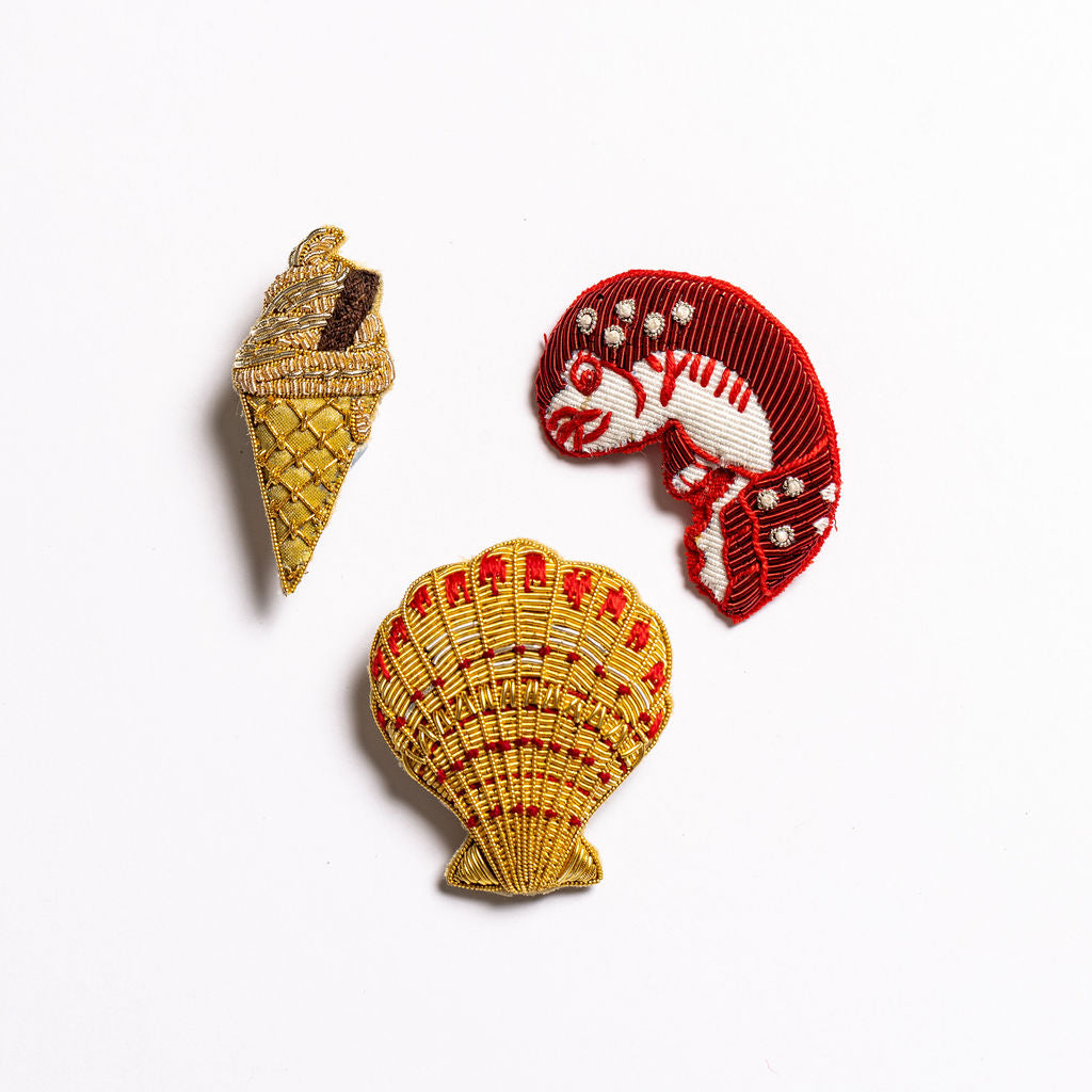 Kipper Club x Hand & Lock Ice Cream Brooch (8707093233923) (8707083534595)