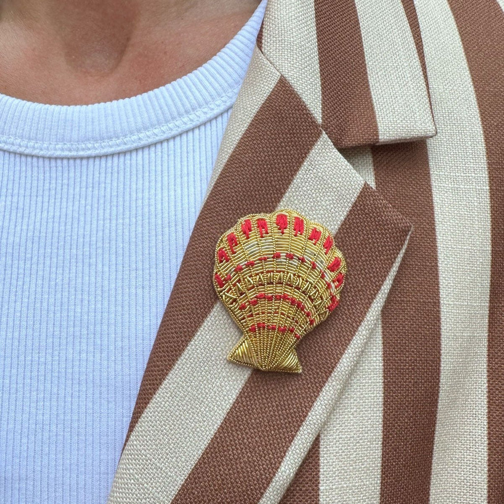 Kipper Club x Hand & Lock Shell Brooch (8707083534595)