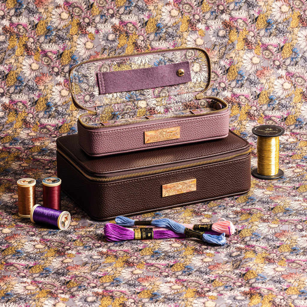 1767 Autumn Floral Mauve Embroidery Tool Case (14792396407162)