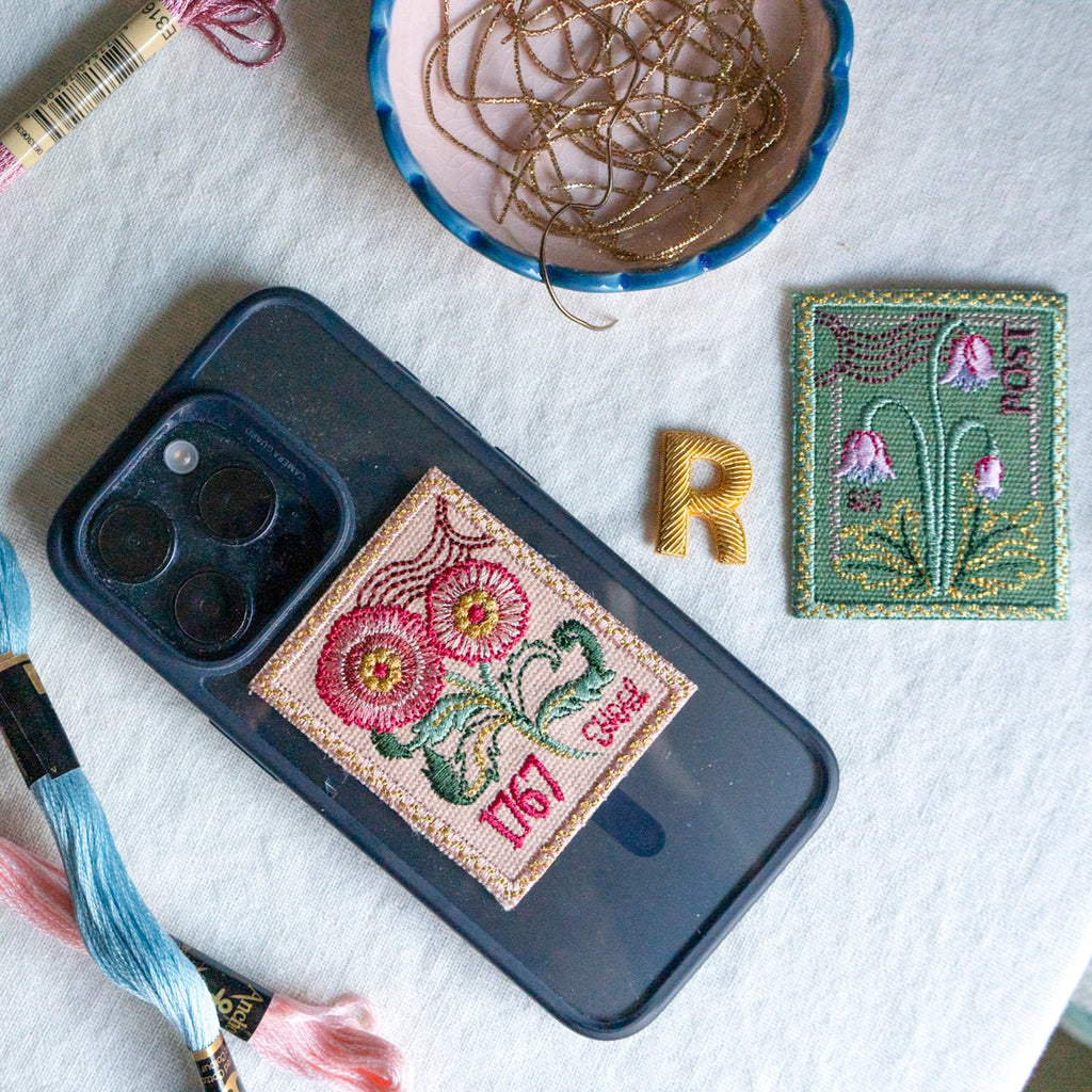 The Floral Dispatch Stamp Collection - Embroidered Stickers (8540516876547)