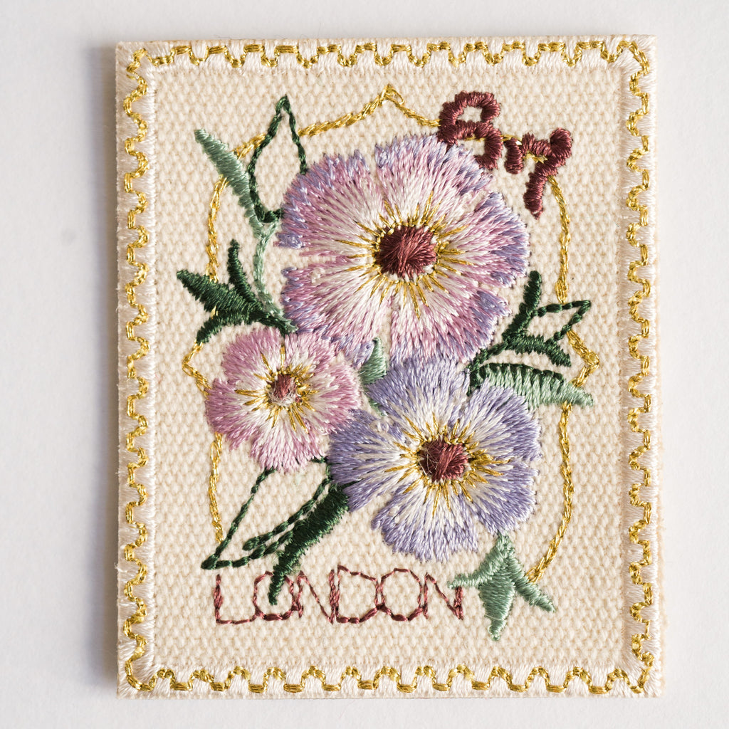 The Floral Dispatch Stamp Collection - Embroidered Stickers (8540516876547)