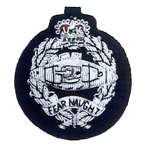 ROYAL TANK REGIMENT BERET BADGE ON BLACK (4334342635592)