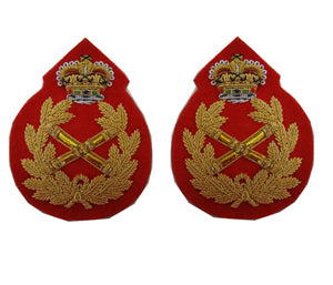 Field Marshal Rank Badge in Gilt with Queens Crown (4344138432584)